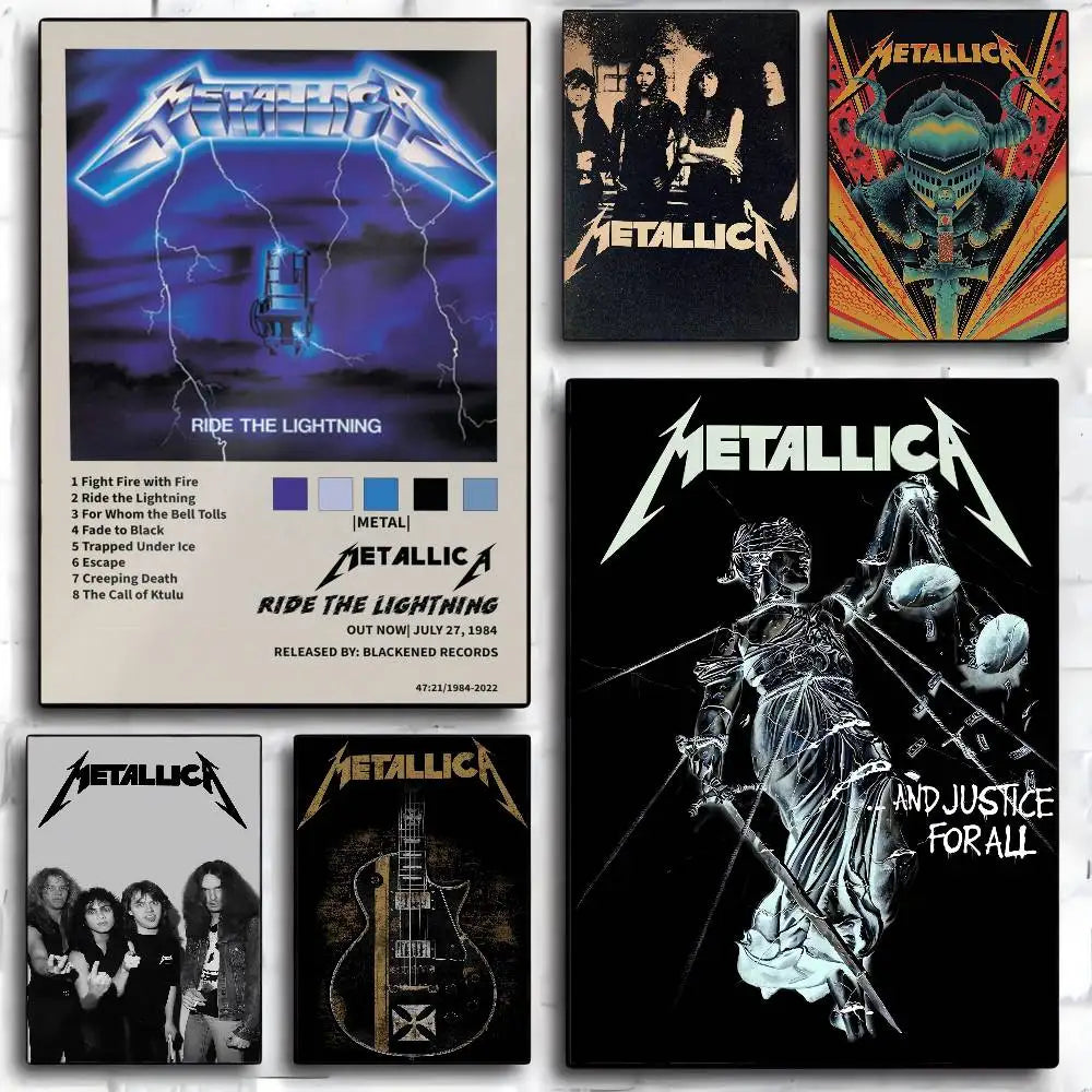 M-METALLICA Band Classic Movie Wall Sticker for Home Decor